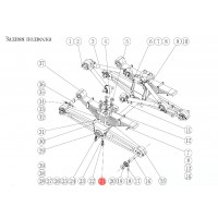 Болт M12×100  32 805000219