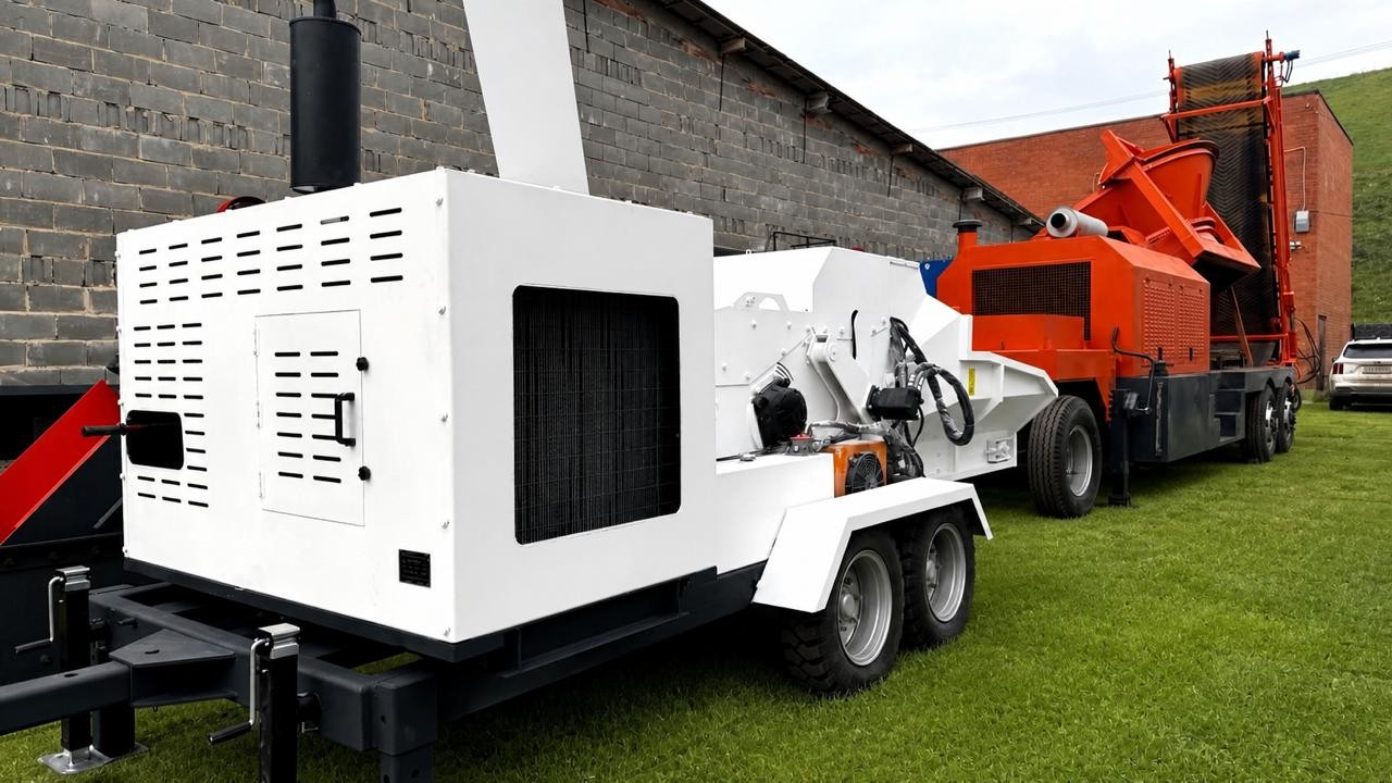 картинка Измельчитель древесины DH-220 на колесной базе