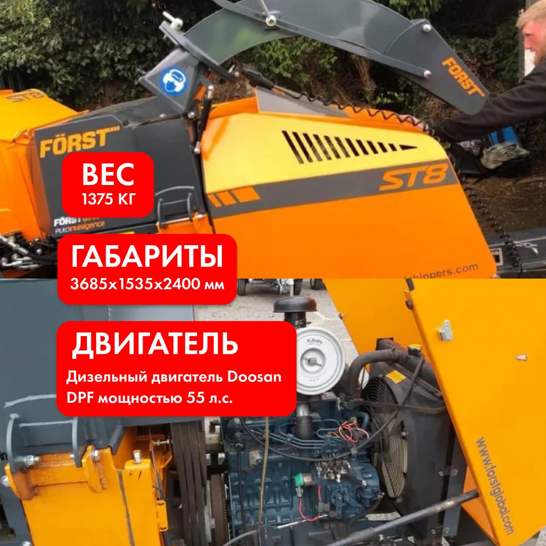 Измельчитель древесины Forst ST8