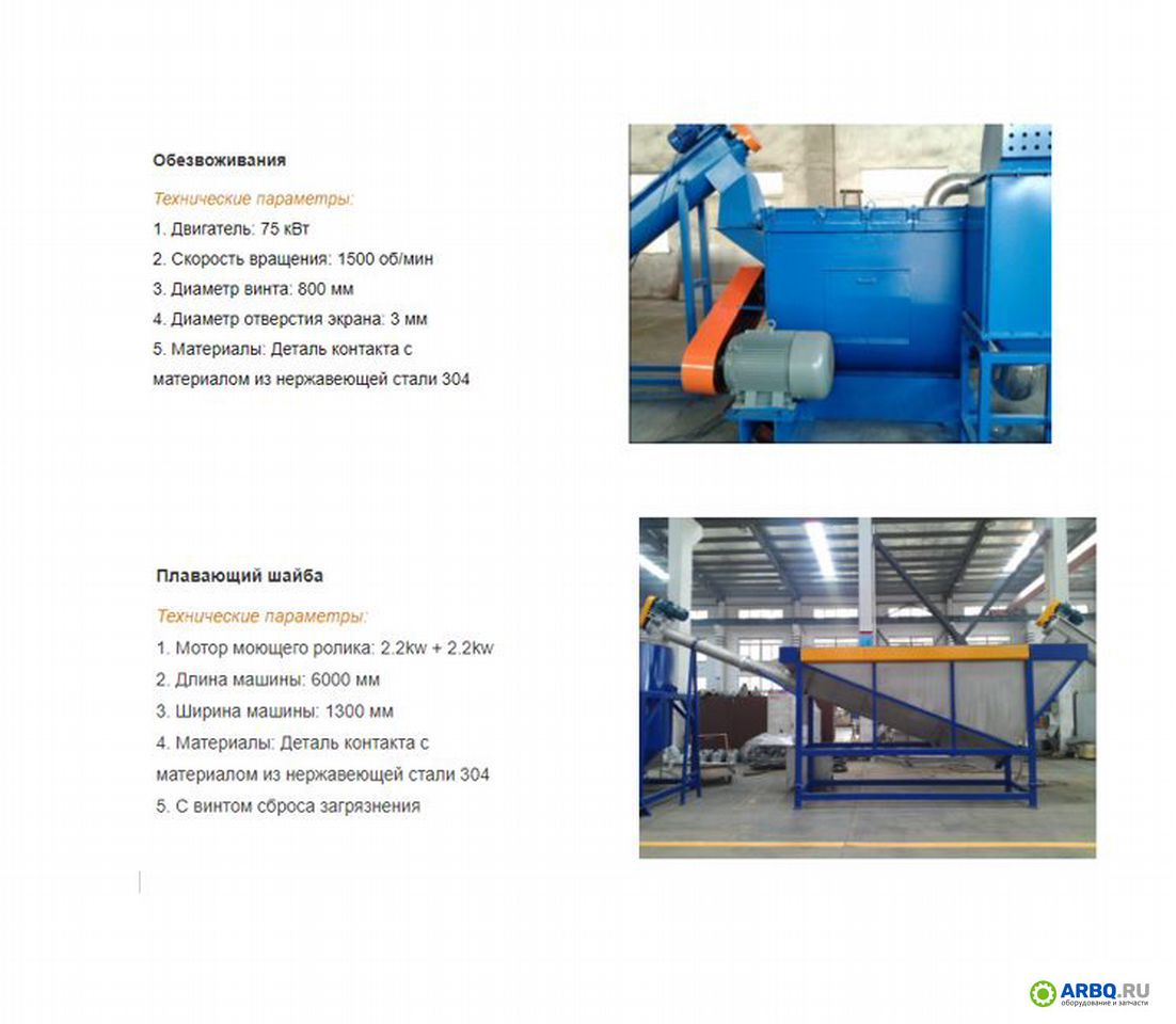 картинка Линия производства пластика и отходов пп от магазина Одежда+