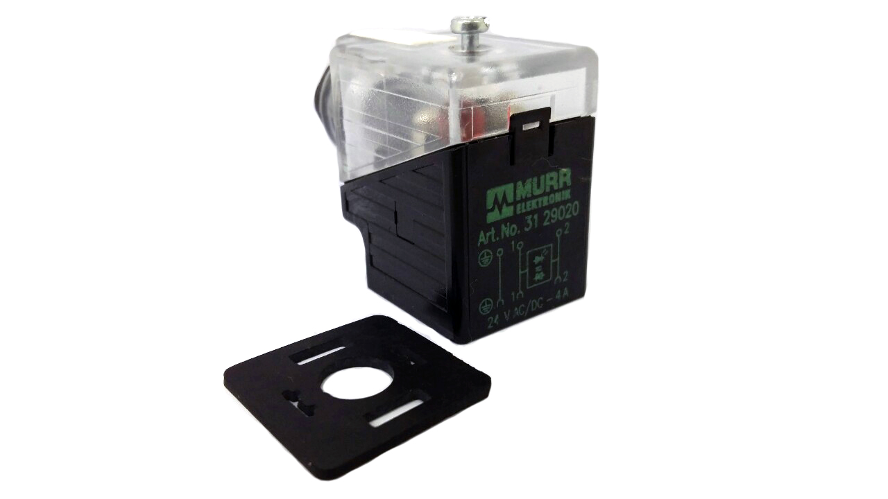 картинка Штекер катушки клапана COE-24DC/10 KRAN QY25K5S от магазина Одежда+