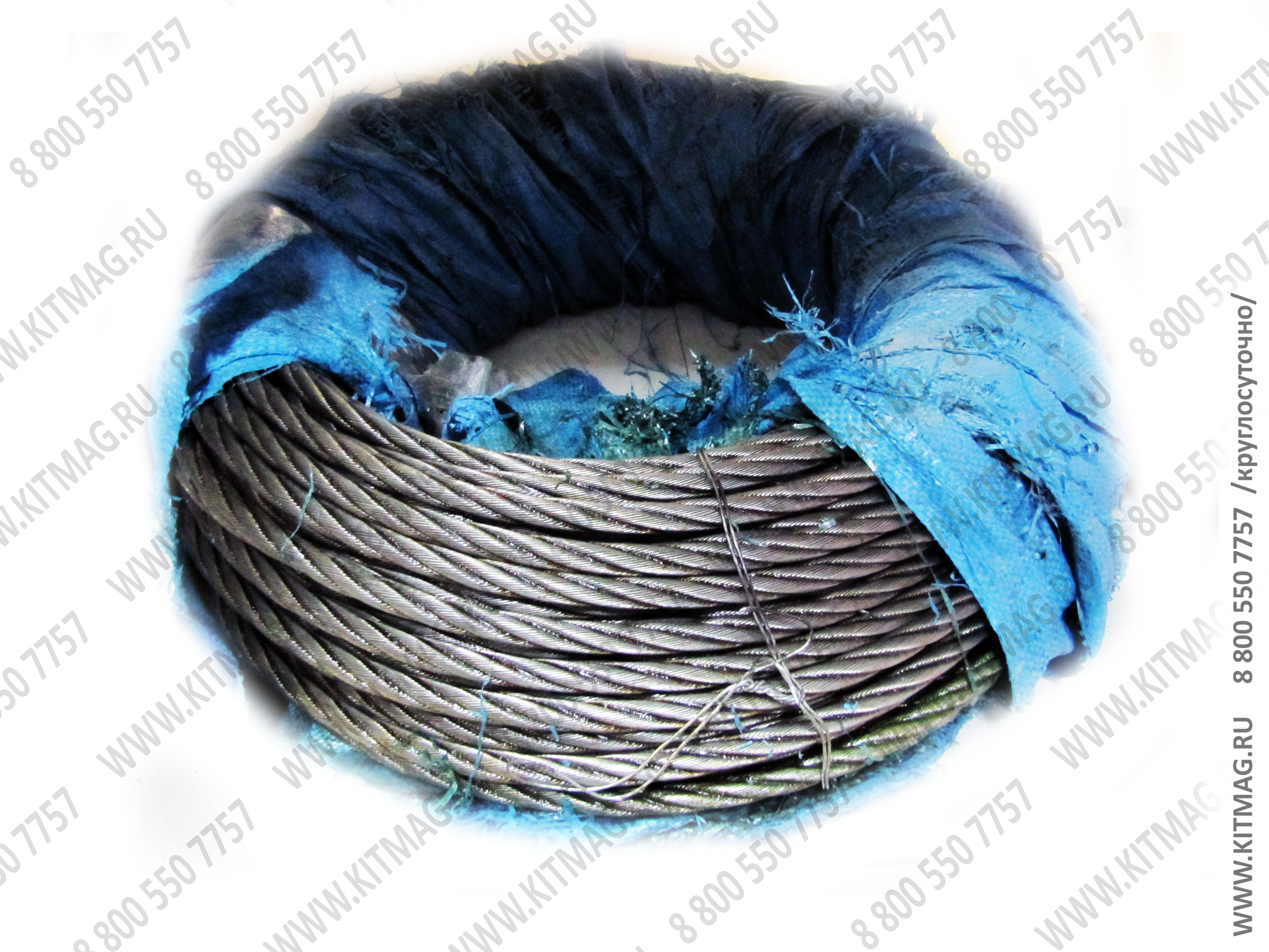 картинка Трос Ø14мм 185м осн. лебедка автокран QY25 круп.пл. от магазина Одежда+