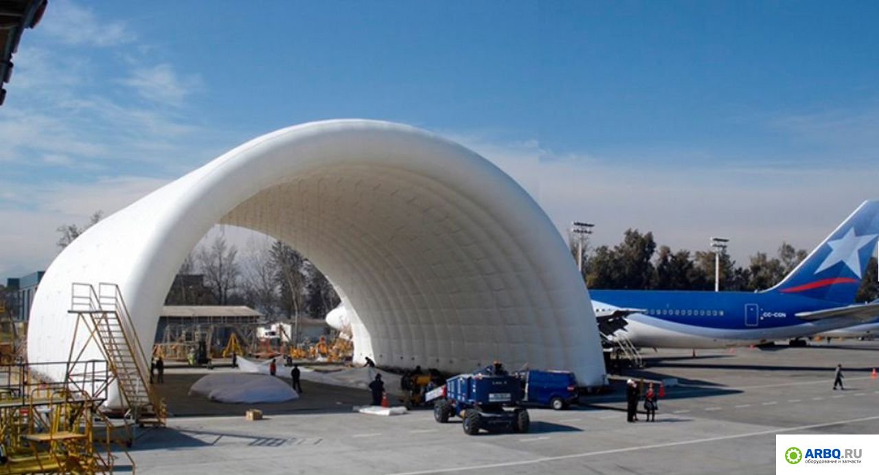 картинка Надувной ангар пневмокаркасные сооружения от магазина Одежда+