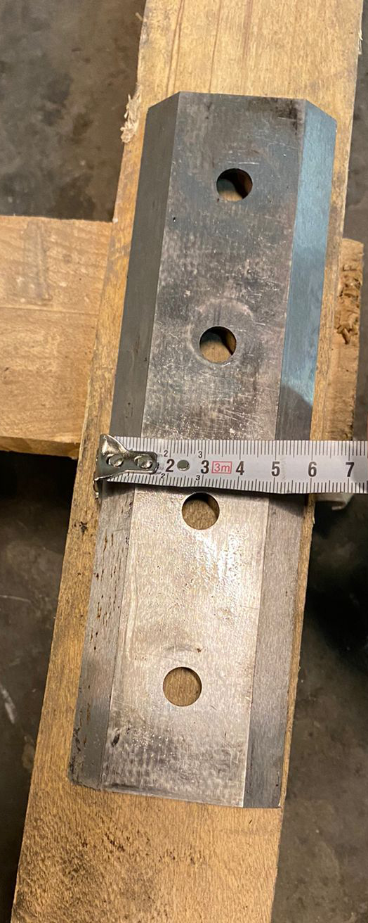 картинка Ножи для дробилки DH-50, Комплект - 4 шт., 21х6 см от магазина Одежда+