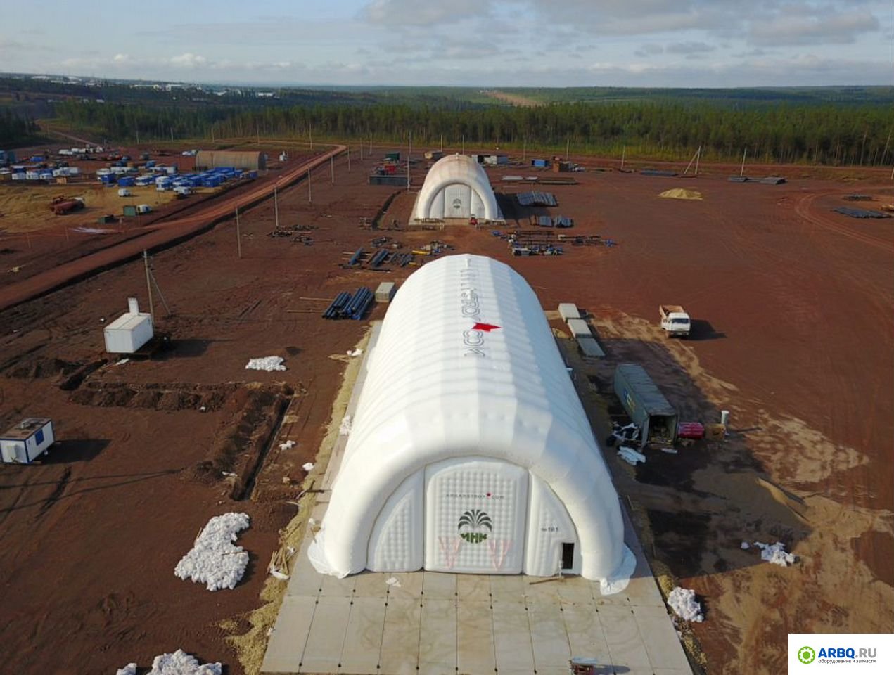 картинка Надувной ангар пневмокаркасные сооружения от магазина Одежда+