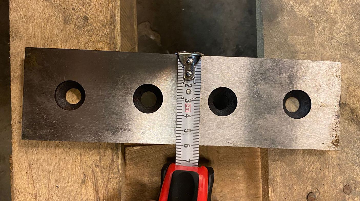 картинка Ножи для дробилки DH-50, Комплект - 4 шт., 21х6 см от магазина Одежда+