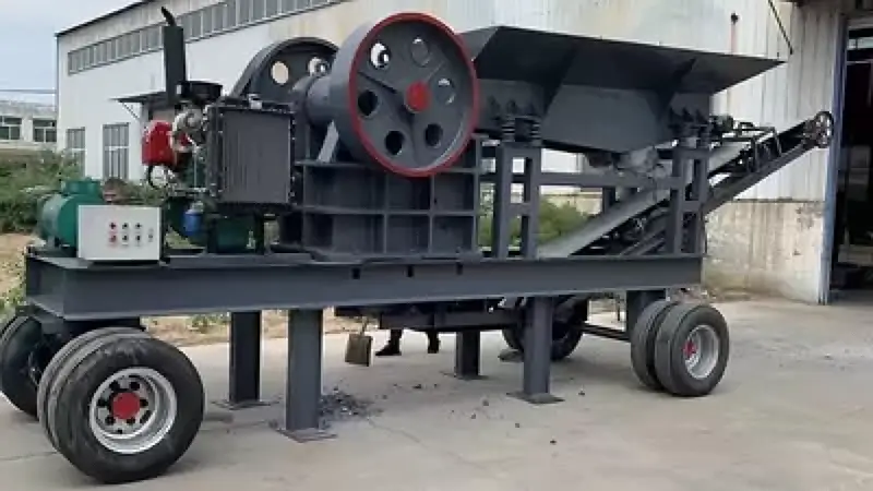 картинка Щековая дробилка PE-400x600 на колесной базе с дизельным двигателем от магазина Одежда+