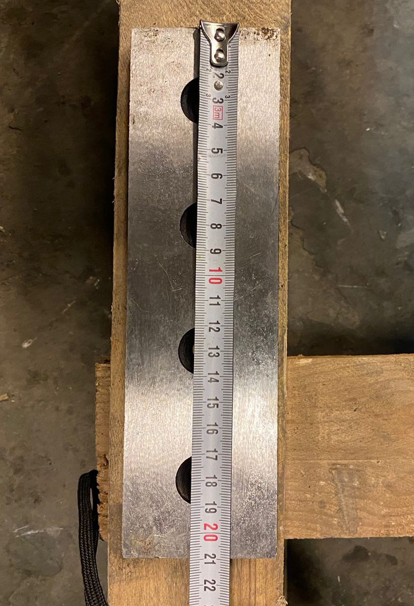 картинка Ножи для дробилки DH-50, Комплект - 4 шт., 21х6 см от магазина Одежда+