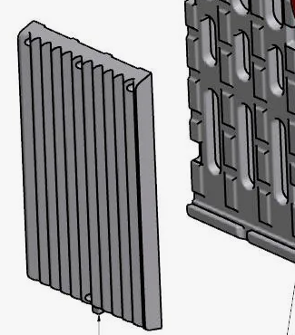 картинка Плиты боковые футеровочные для щековой дробилки U-JC425 (комплект) от магазина Одежда+