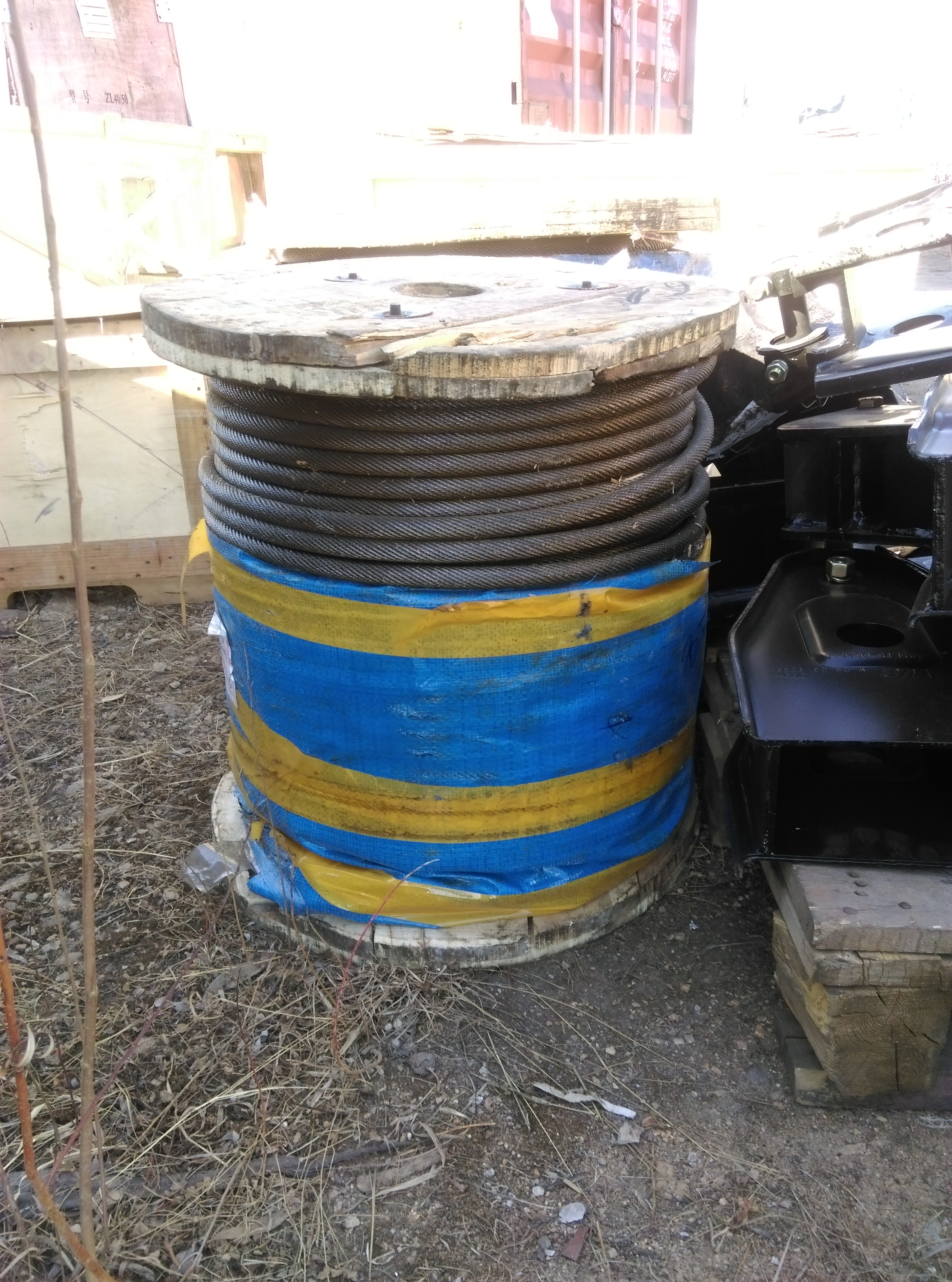 картинка Трос Ø18мм 185м осн. лебедка автокран KRAN QY50K мелк. пл.