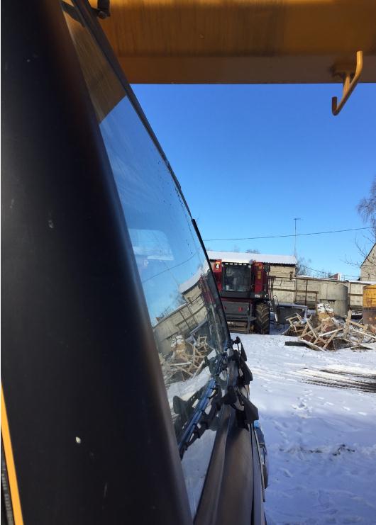 картинка Стекло кабины водителя 2180*800 Кабина нов обр KRAN QY25K5 от магазина Одежда+