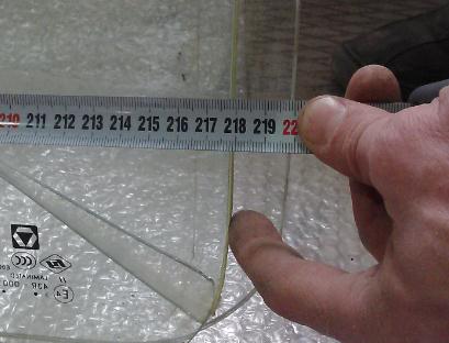 картинка Стекло кабины водителя 2180*800 Кабина нов обр KRAN QY25K5 от магазина Одежда+