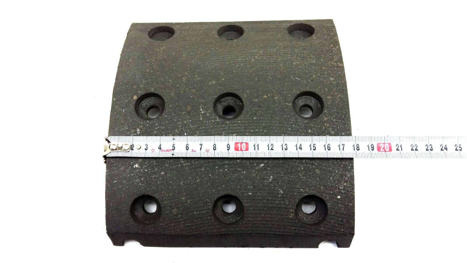 картинка Накладка тормозная 9 отв. 200*180  Автокран KRAN QY50 от магазина Одежда+